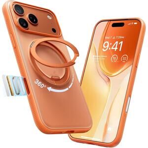 TORRAS Magnetic iPhone 17 Pro Case - Cosmic Orange